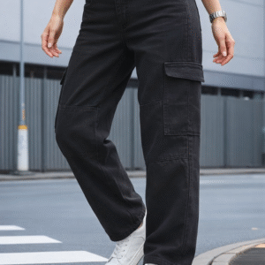 Women’s Street Style Cargo Denim Jeans